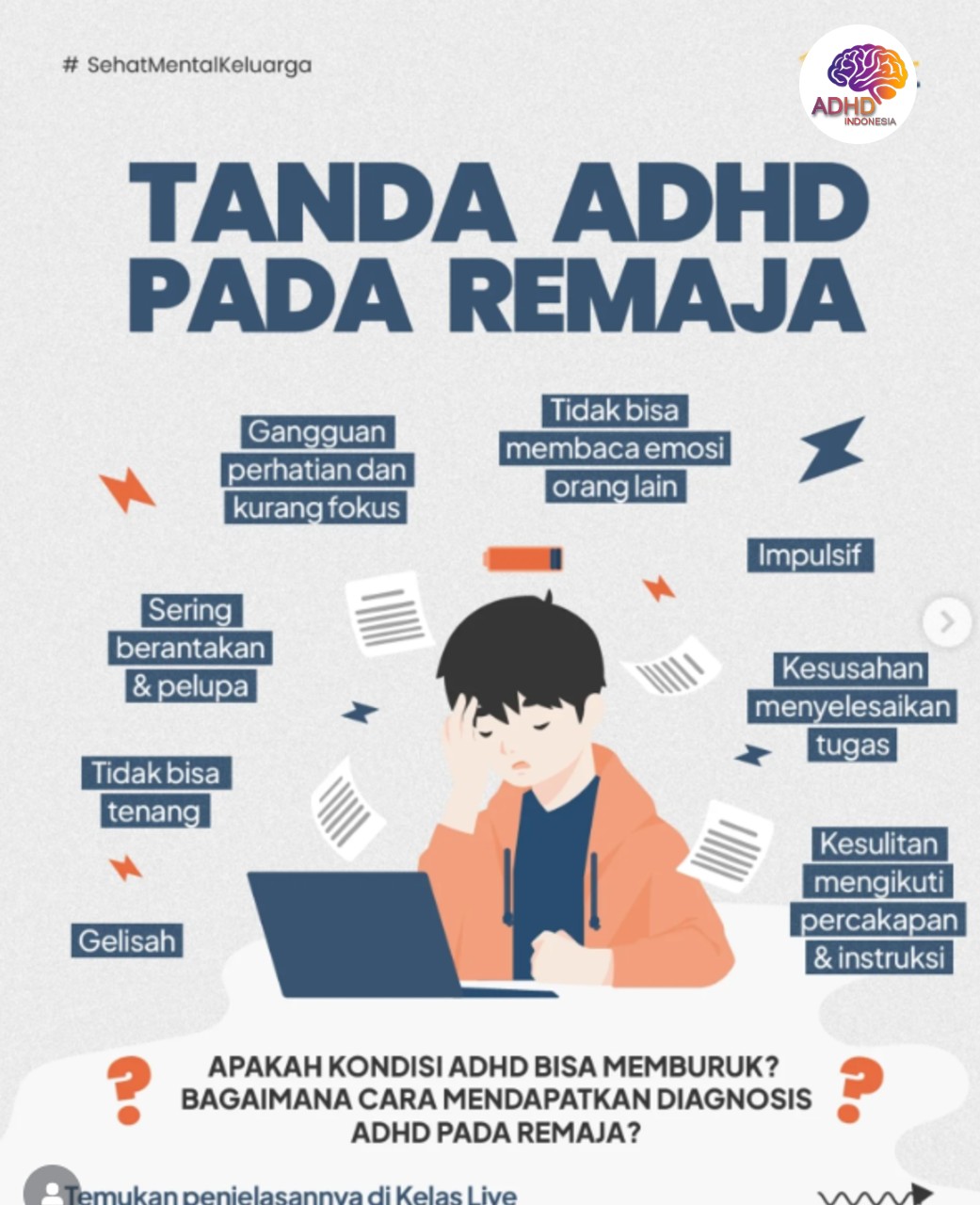 Screening ADHD Non-Diagnostik: Edukasi Awal bagi Orang Tua di Kabupaten Bulukumba